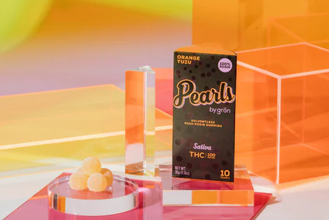 Gron Orange Yuzu 100mg 10pk Rosin Gummies