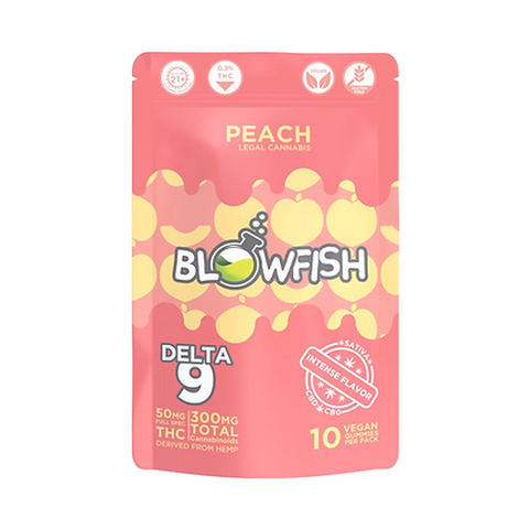 Blowfish Peach Sativa Gummies