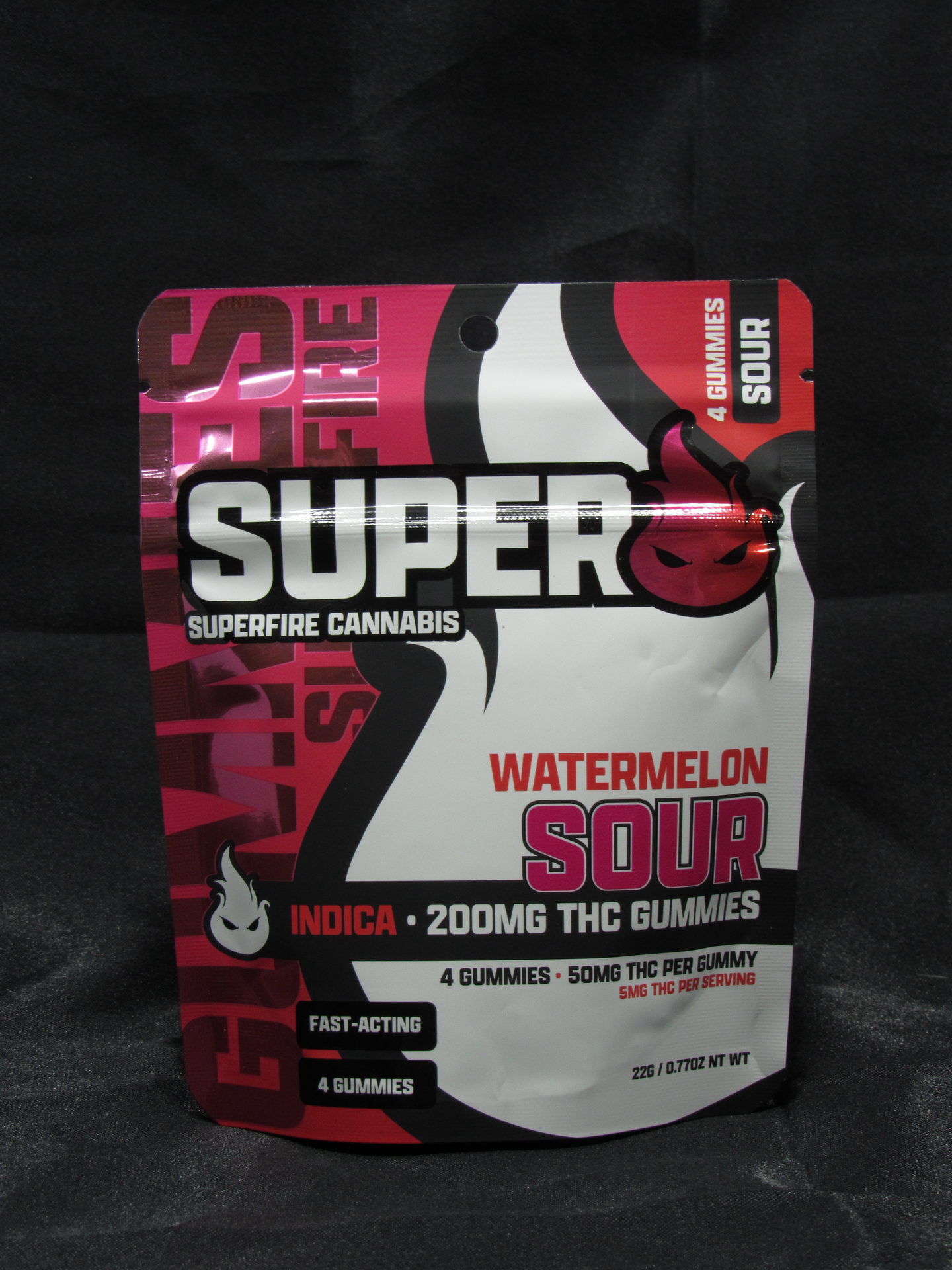 Sour Watermelon 200mg Gummies | Superfire