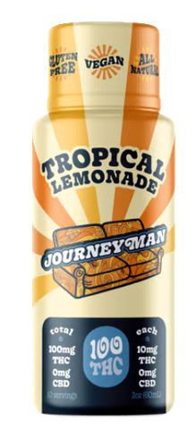 LEMONADE SHOT | TROPICAL LEMONADE | DISTILLATE | 100MG TOTAL | 2OZ