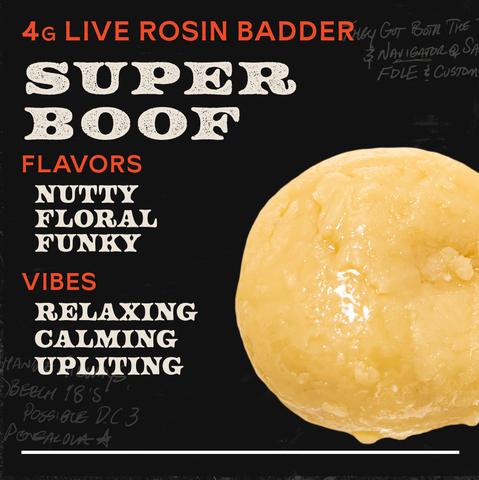 Sunburn - Live Rosin 4g Concentrate - Super Boof Badder