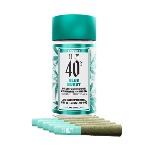 Blue Burst .5gX5 Infused Preroll pack | Stiiizy