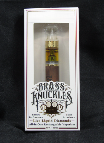Sour Tangie 1g Liquid diamonds AIO disposable | Brass Knuckles