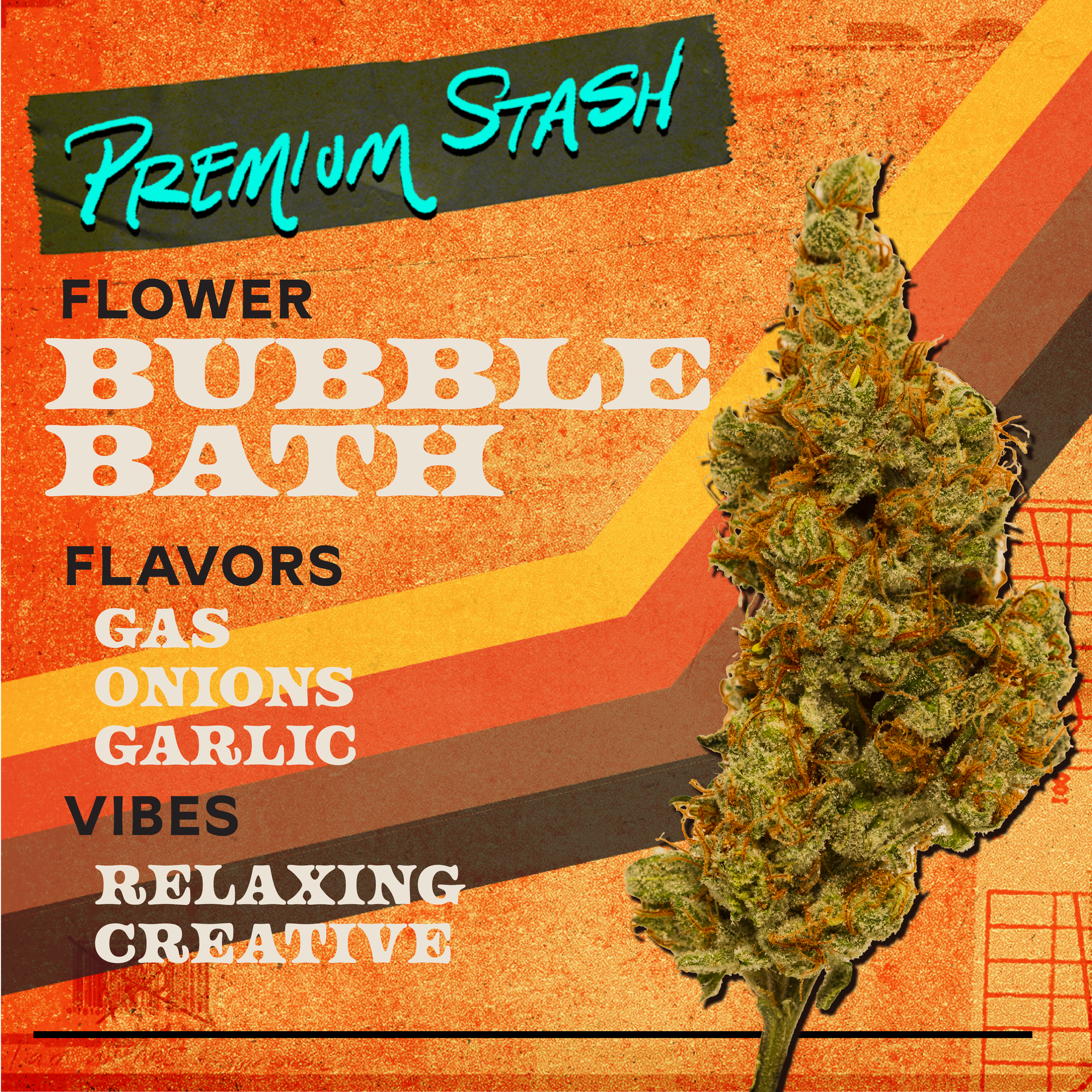 Sunburn - Flower 3.5g Premium Stash - Bubble Bath