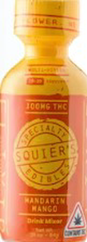 Mandarin Mango Hash Rosin Mixer - Squier's - Edibles - 10mg