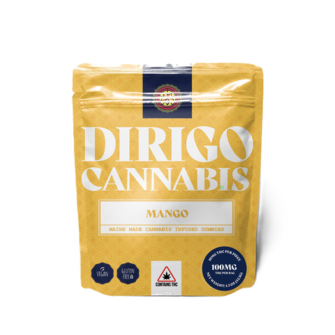Mango Nano Gummies - Dirigo Cannabis - 100mg
