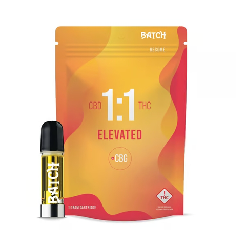 Batch become Cartridge | Elevated CBG 1:1 1g Rec