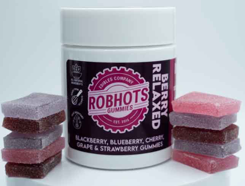 ROBHOTS Gummies | MED | 1000mg, Berry Relaxed