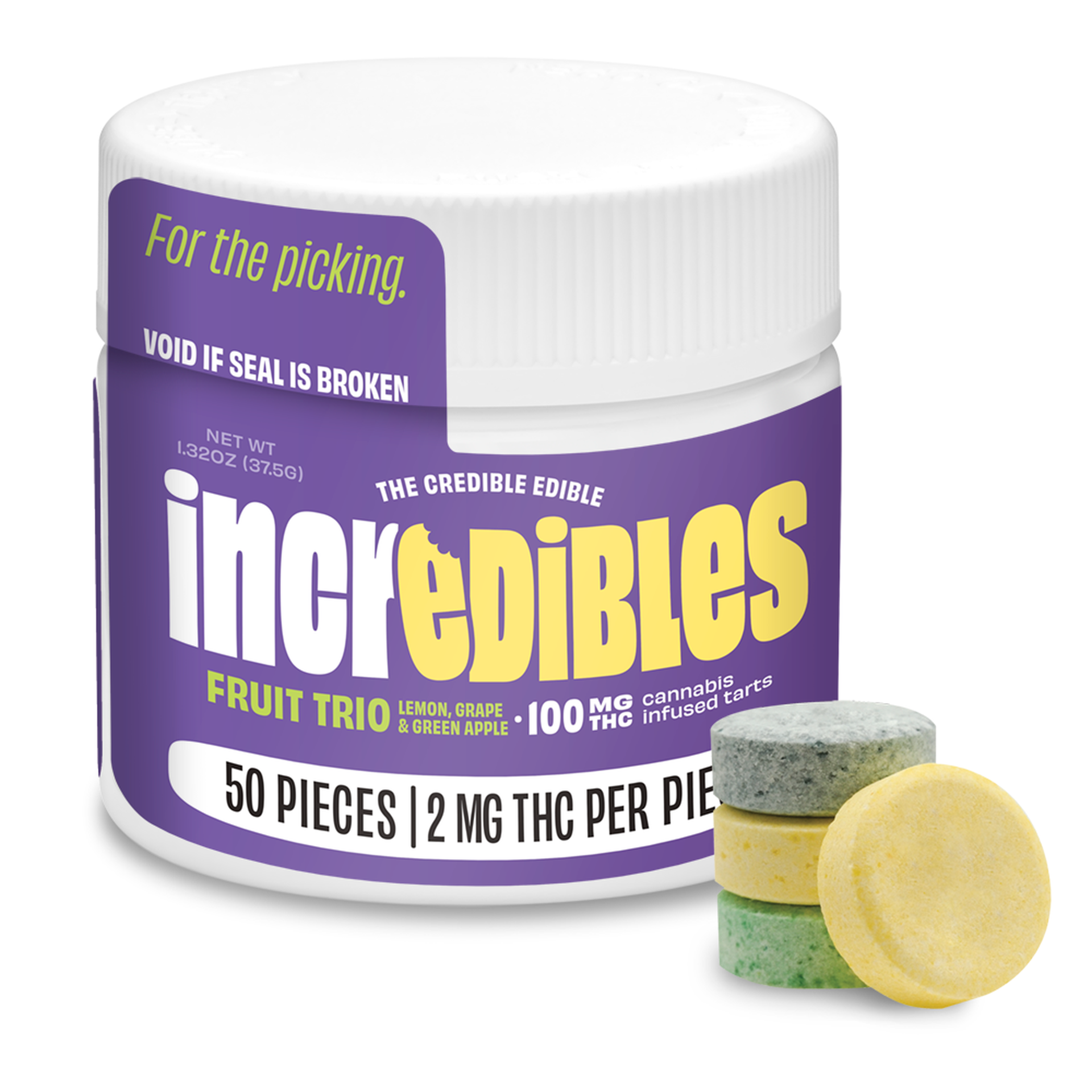 Incredibles | Tablets 100mg | - Fruit Tarts