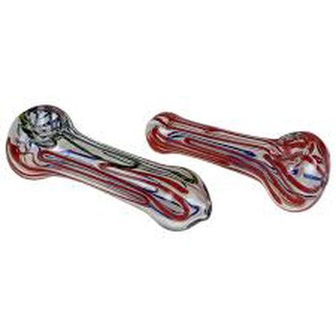LUVBUDS - LINE WORK GLASS PIPE