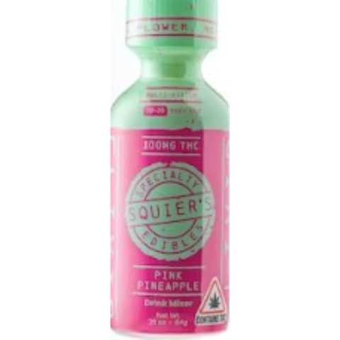 Pink Pineapple Hash Rosin Mixer - Squier's - Edibles - 100mg
