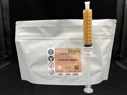 MELLO SHOT - 500mg DIAMOND INFUSED - CARAMEL APPLE