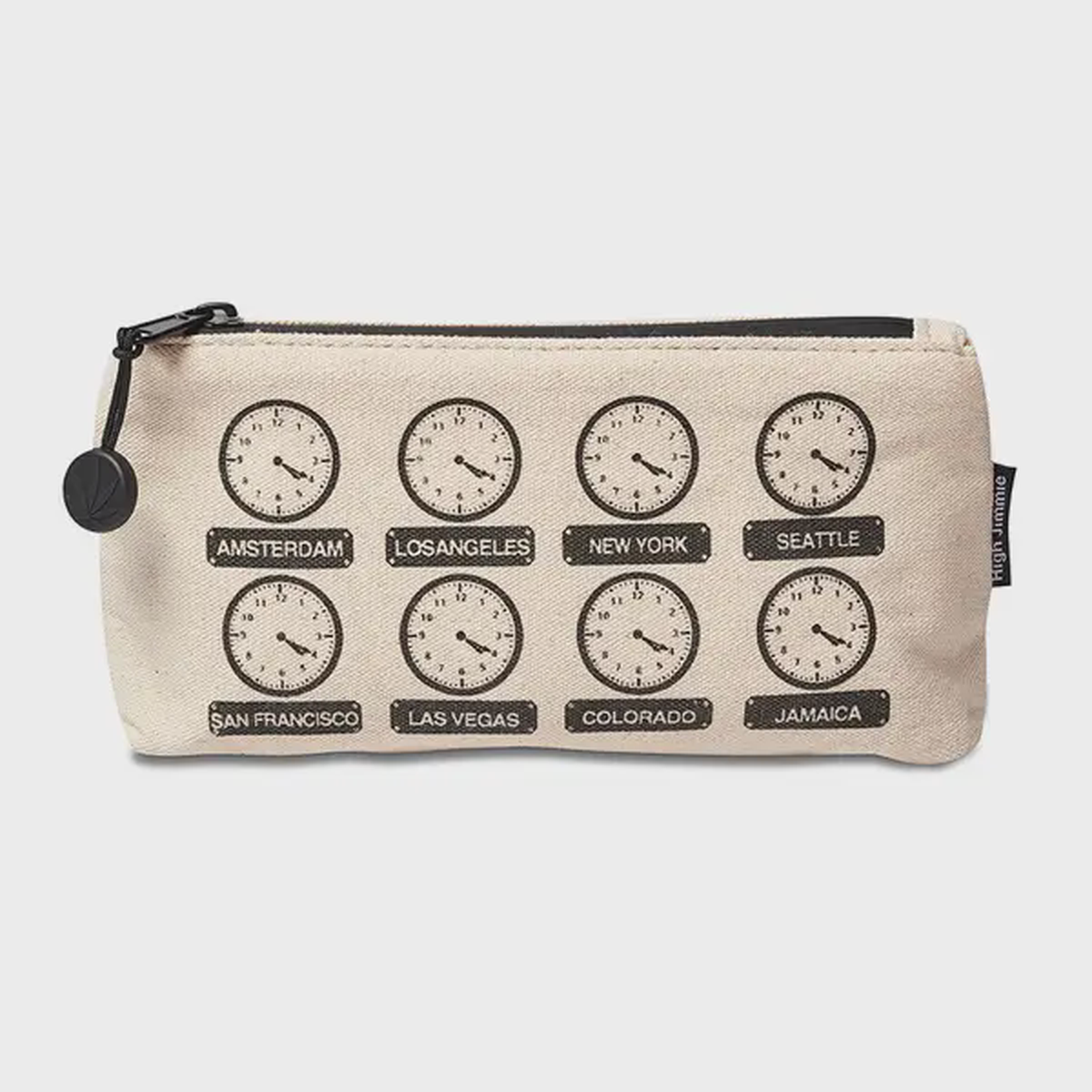 High Jimmie 420 Somewhere Clocks Smell Proof Bag