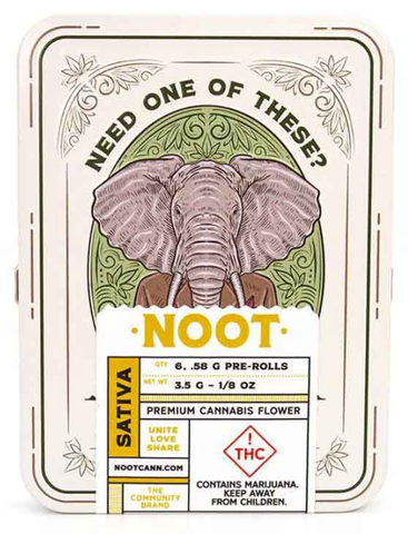 NOOT Tropicana Banana 6 Pack Pre-Rolls