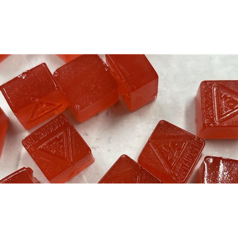 Watermelon Cube Gummies 10mg/100mg Sativa Lift Entourage Edibles
