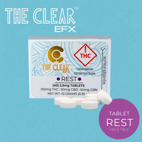 CLEAR - 100mg REST - EFX TABLETS