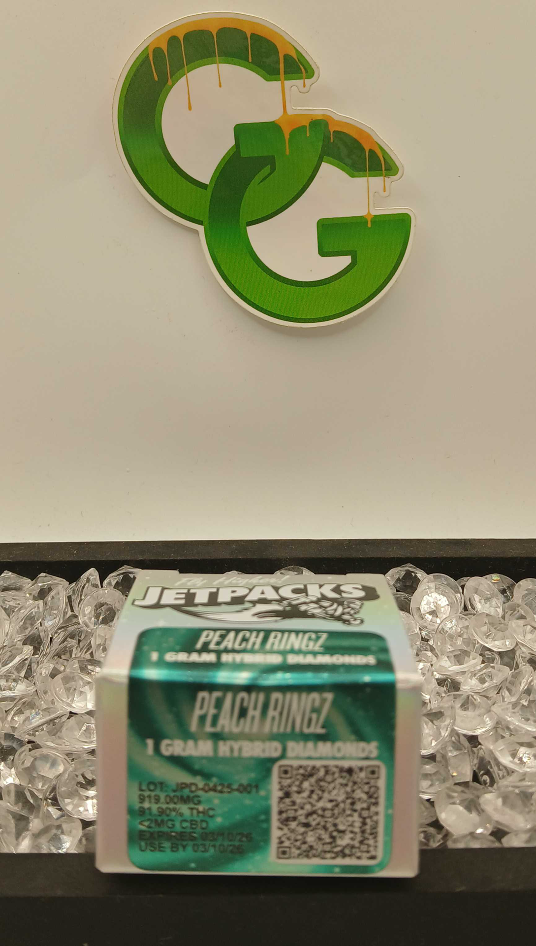 Peach Ringz 1G Diamonds JPacks