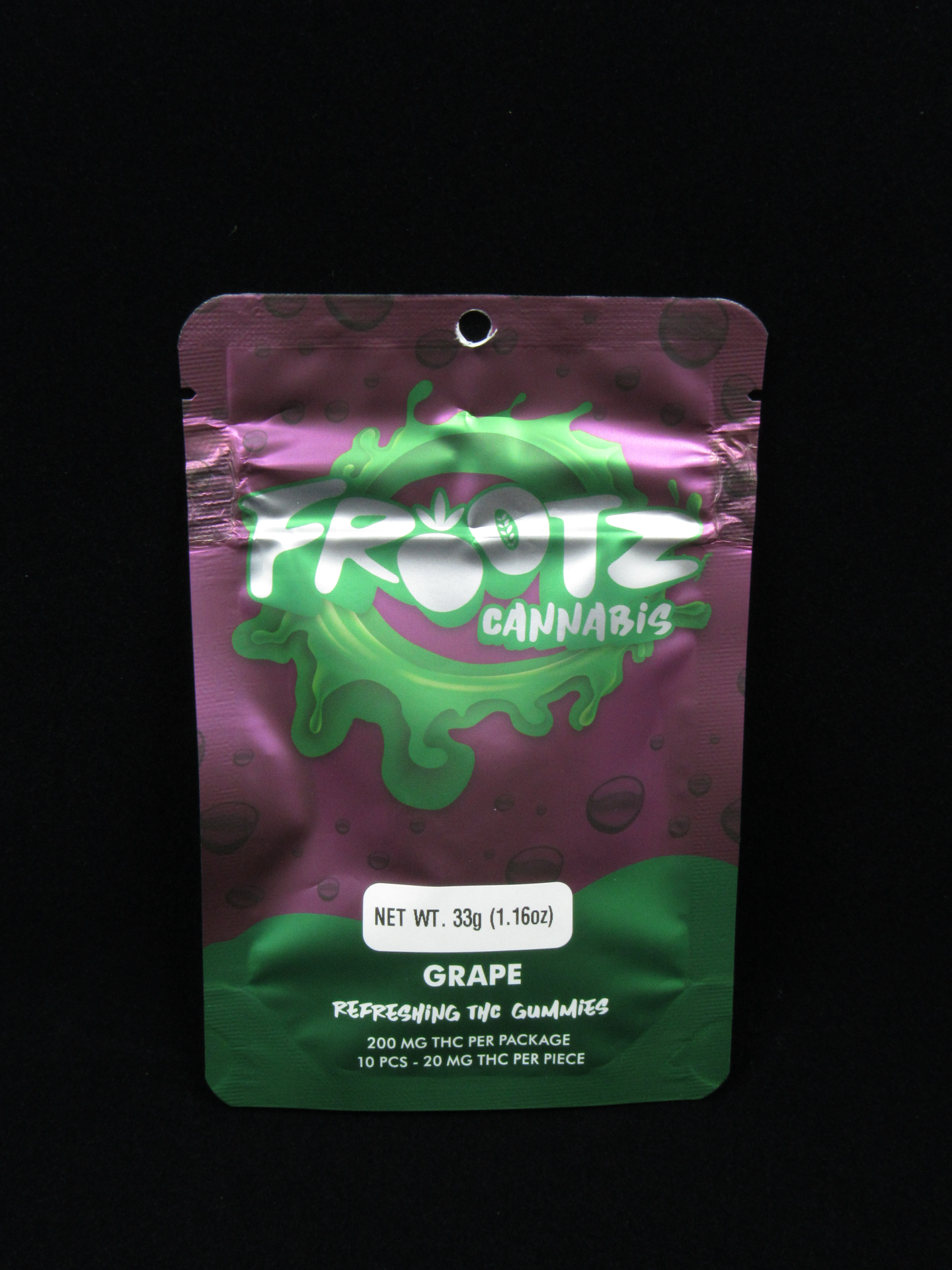 Grape 200mg Gummies | Frootz
