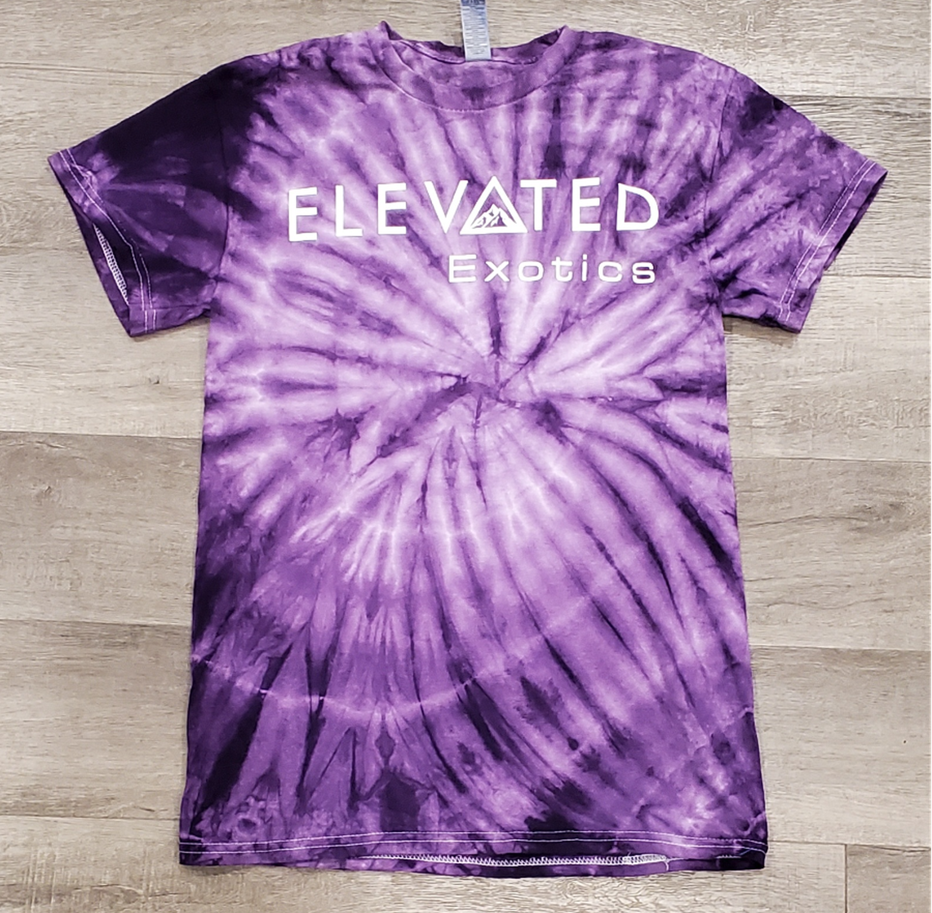 Purple Tie-Dyed Cyclone T-Shirt