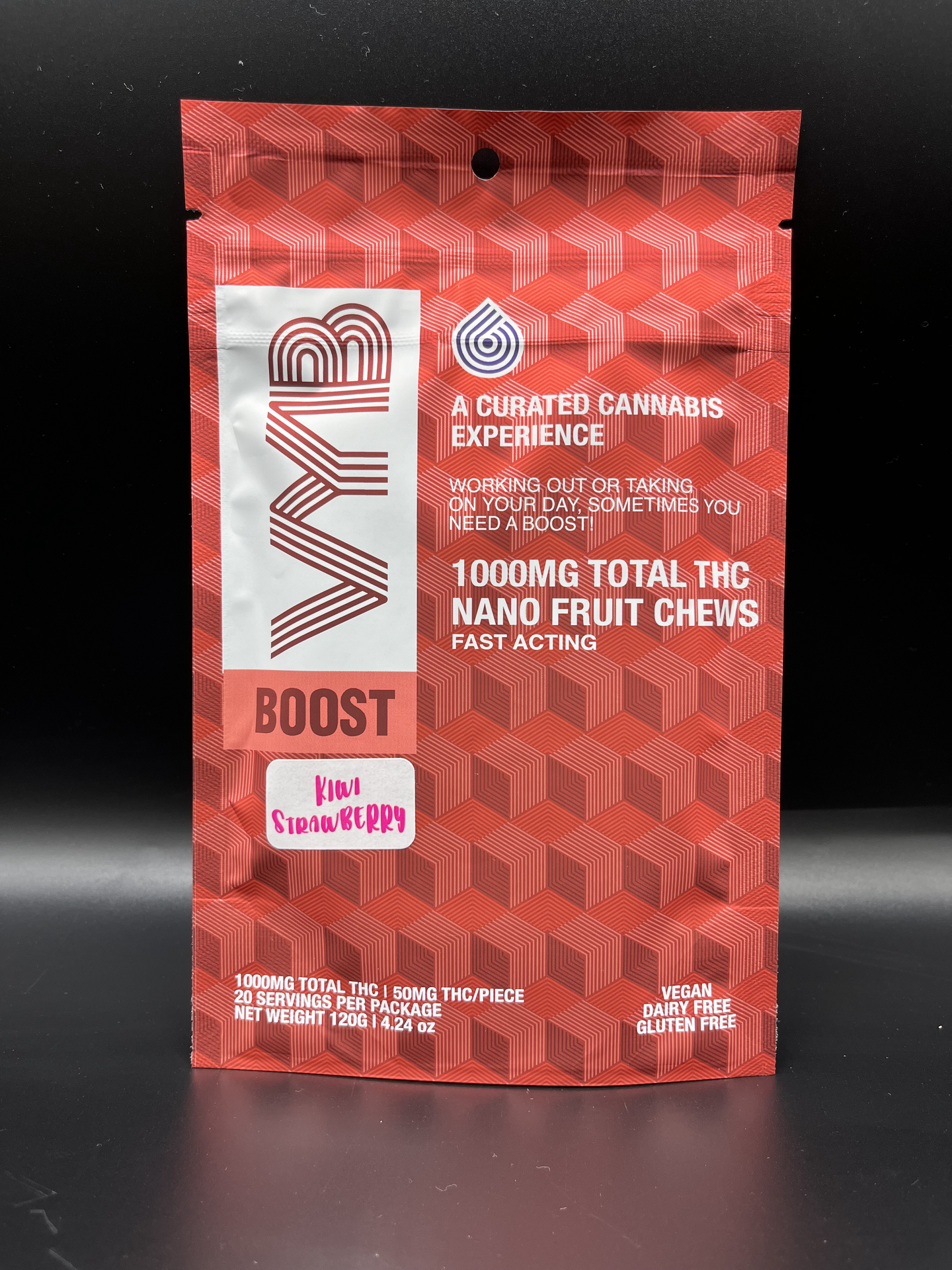 VYB - BOOST Nano 1000mg Gummies (Kiwi Strawberry)