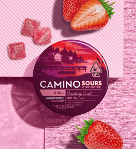 Camino Sours - Strawberry Sunset - Edibles - 10pk/100mg