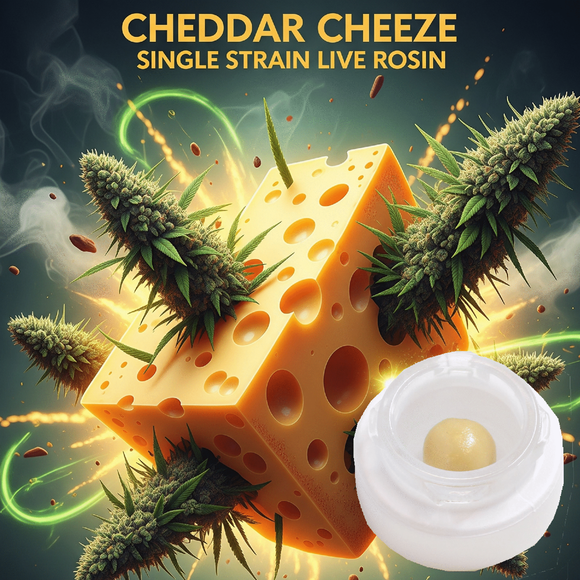 Single Strain Live Rosin - Cheddar Cheeze