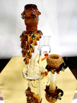Fat Buddha Glass Beehive Dab Rig With Bowl Piece