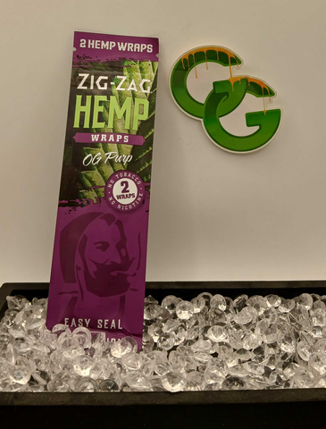 OG Purp Hemp Wraps 2 Pack ZZag