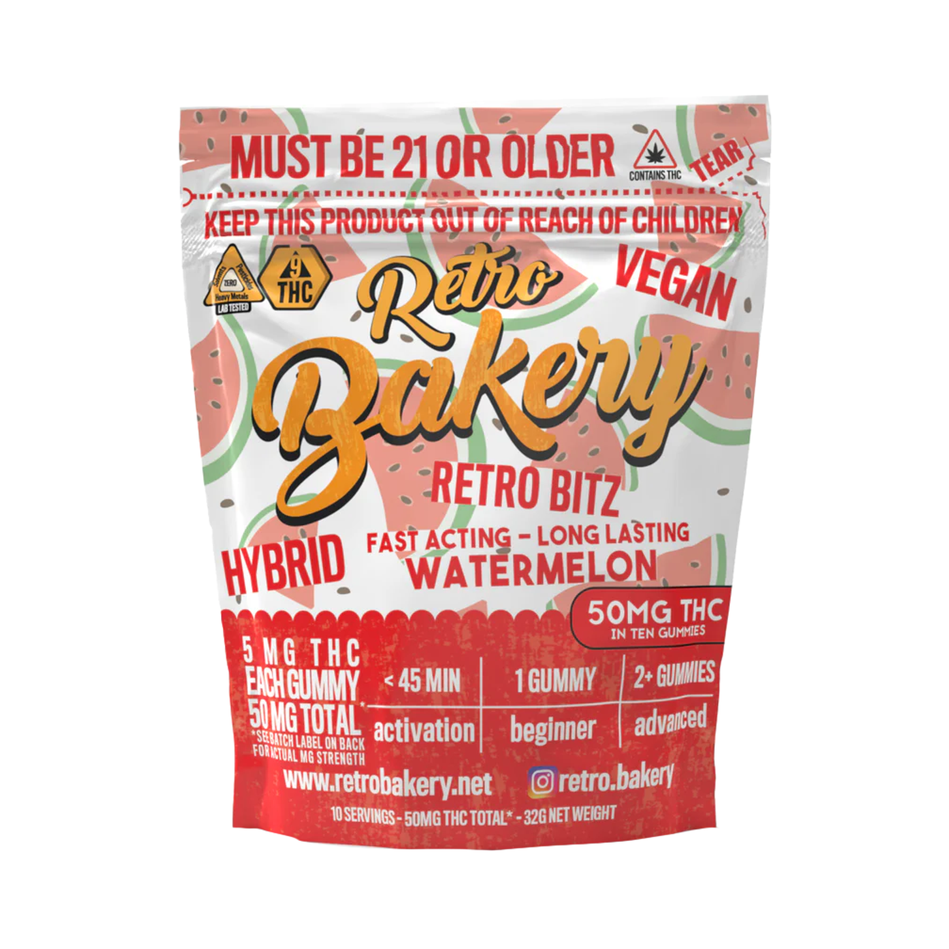 Retro Bakery Retro Bitz Watermelon