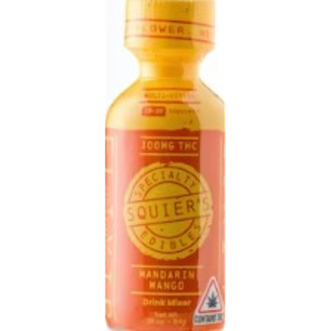 Mandarin Mango Hash Rosin Mixer - Squier's - Edibles - 100mg