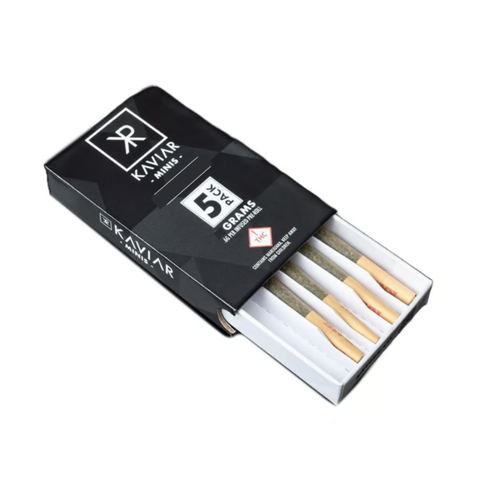 Kaviar Mini Joint 5 Pack | Indica 3g Rec