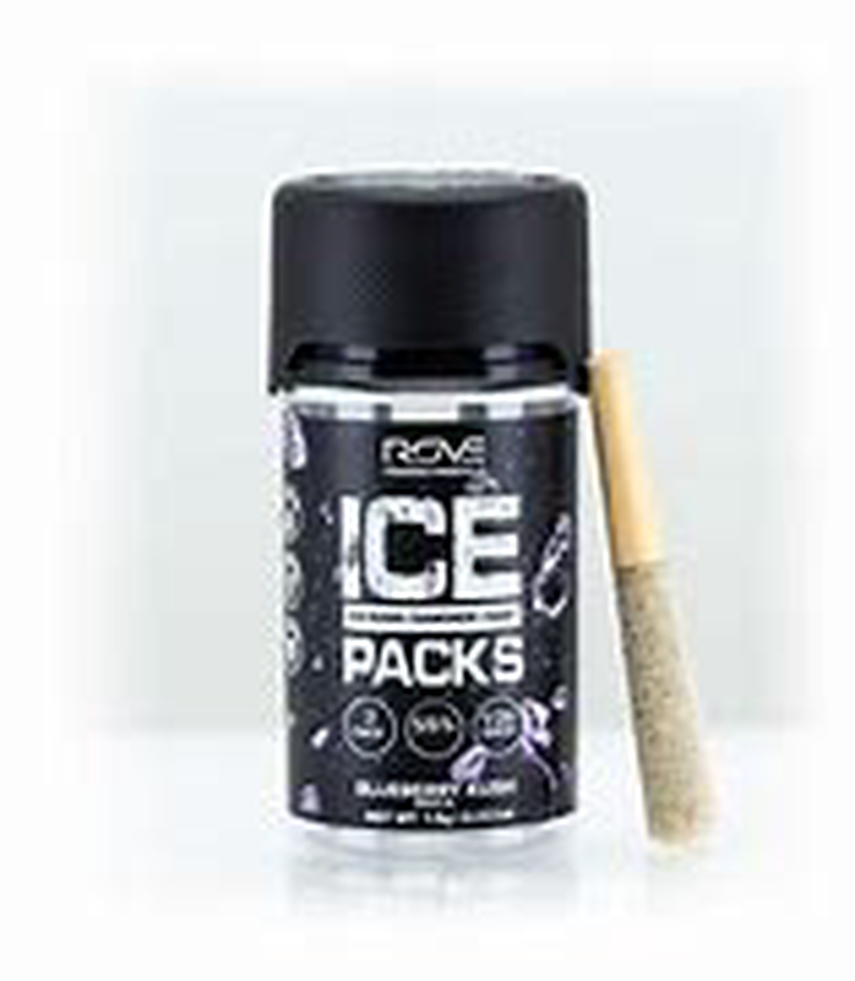 Rove | ICE Blueberry Kush | Infused Preroll | Indica | 2.5g | 5pk