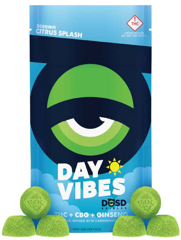 DŌSD Edibles - 2000mg Day Vibes + CBG - Citrus Splash