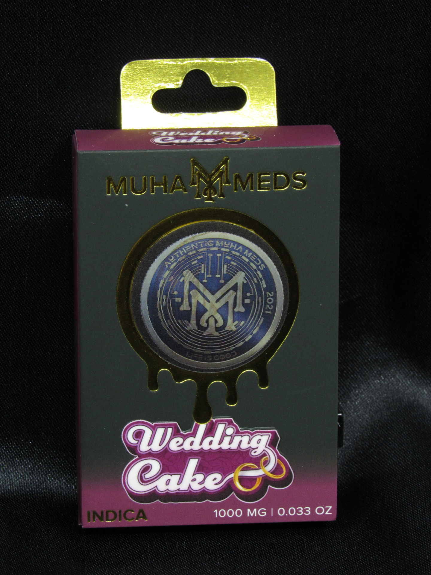 Wedding Cake 1g Indica Distillate Cart | Muha Meds