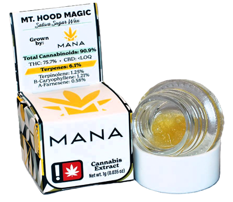 SUGAR WAX | MT. HOOD MAGIC | SATIVA | 1 GRAM