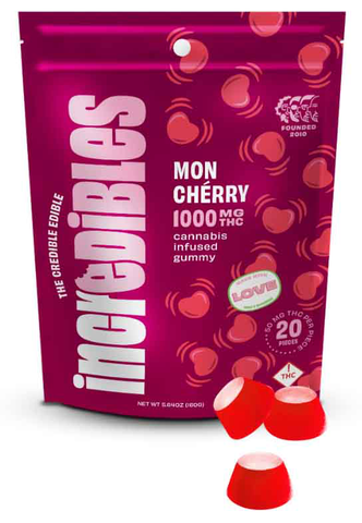 Incredibles 1000mg Mon Cherry Gummy