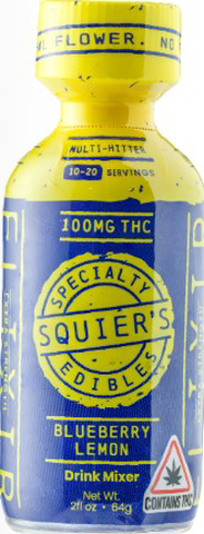 Blueberry Lemon Hash Rosin Mixer - Squier's - Edibles - 10mg