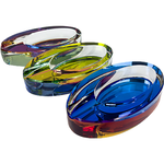 LuvBuds | 5" Oval Glass Ashtray