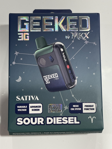 Geeked 3g Disposable Sour Diesel
