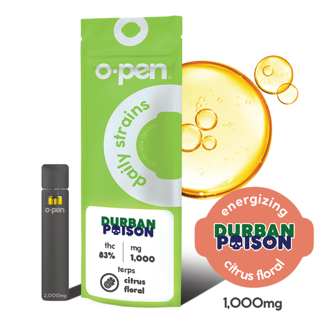 O.Pen Daily Strains All In One | Durban Poison 1g Rec