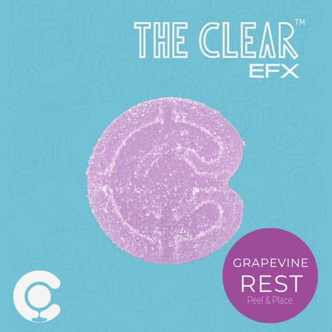 CLEAR - 100MG GRAPEVINE - REST INFUSED VEGAN GUMMIES