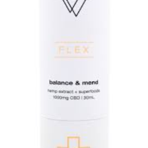 Tonic Flex Balance & Mend 1000mg CBD Tincture 30ml