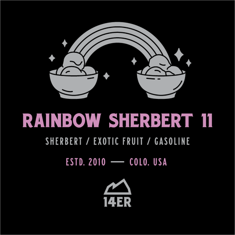 Rainbow Sherbert 11 - 1/8