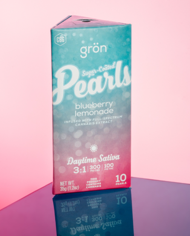 Gron - Blueberry Lemonade Pearls - 10pk/100mg 3:1 (CBG/THC)