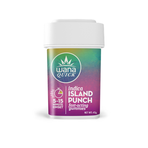 Wana Quick Gummies | Indica Island Punch 100mg Rec