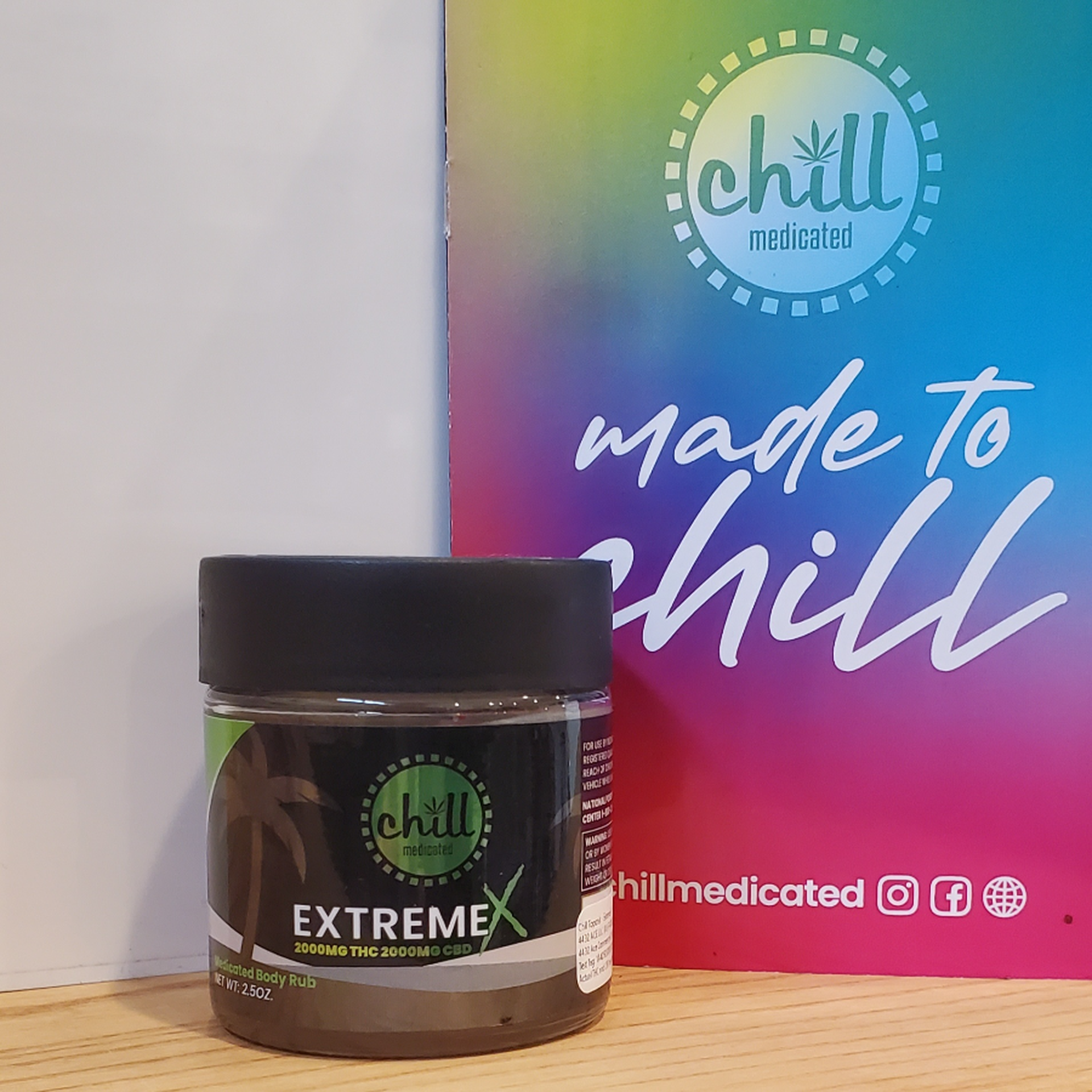 Extreme X Medicated Body Rub 1:1 | Chill