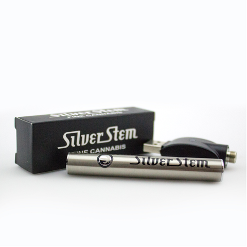 Silver Stem | Black 510 Battery