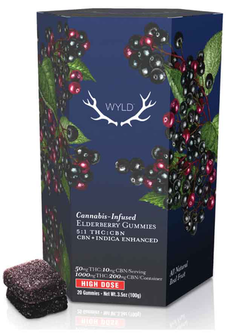 Wyld Elderberry CBN Gummy - 1000mg MED