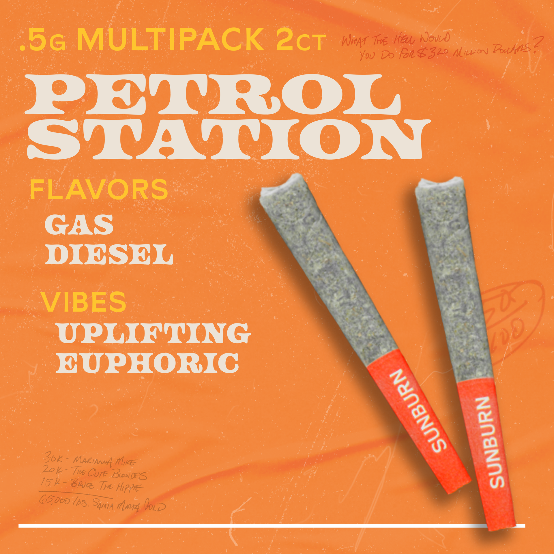 Sunburn - Pre Rolls 2ct - Petrol Station