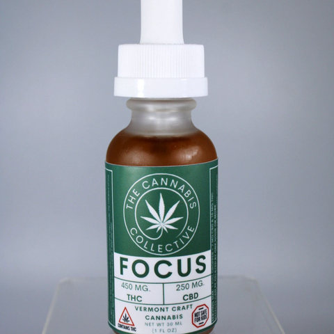 Hash Rosin Focus Oil 450mg THC / 250mg CBD